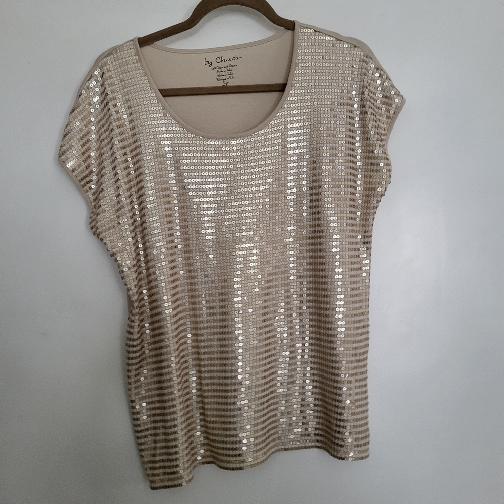 Chico's sequin shirt